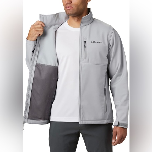 NWT Columbia Men's Ascender Softshell Front-zip Jacket Size Medium - Picture 4 of 9